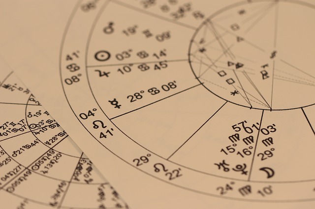占星術で使う星座のグラフ