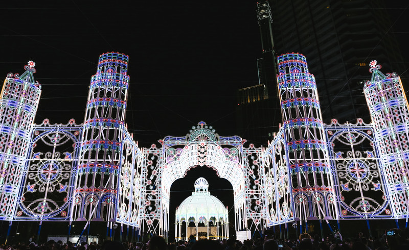 美しい神戸ルミナリエの電飾