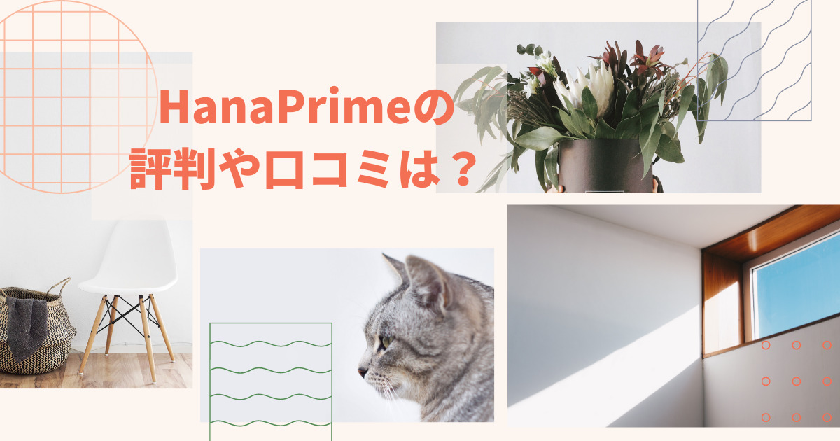 【花の定期便】HanaPrimeの評判や口コミを紹介！北海道もお届けOK